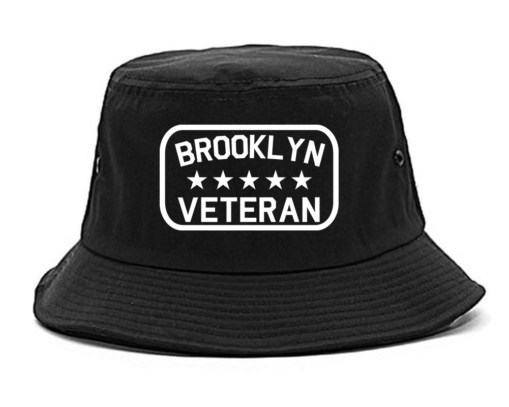 Brooklyn Veteran Mens Snapback Hat Black