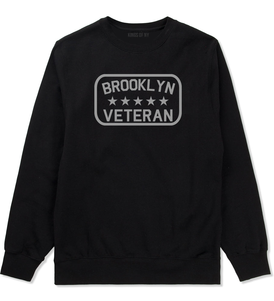 Brooklyn Veteran Mens Crewneck Sweatshirt Black