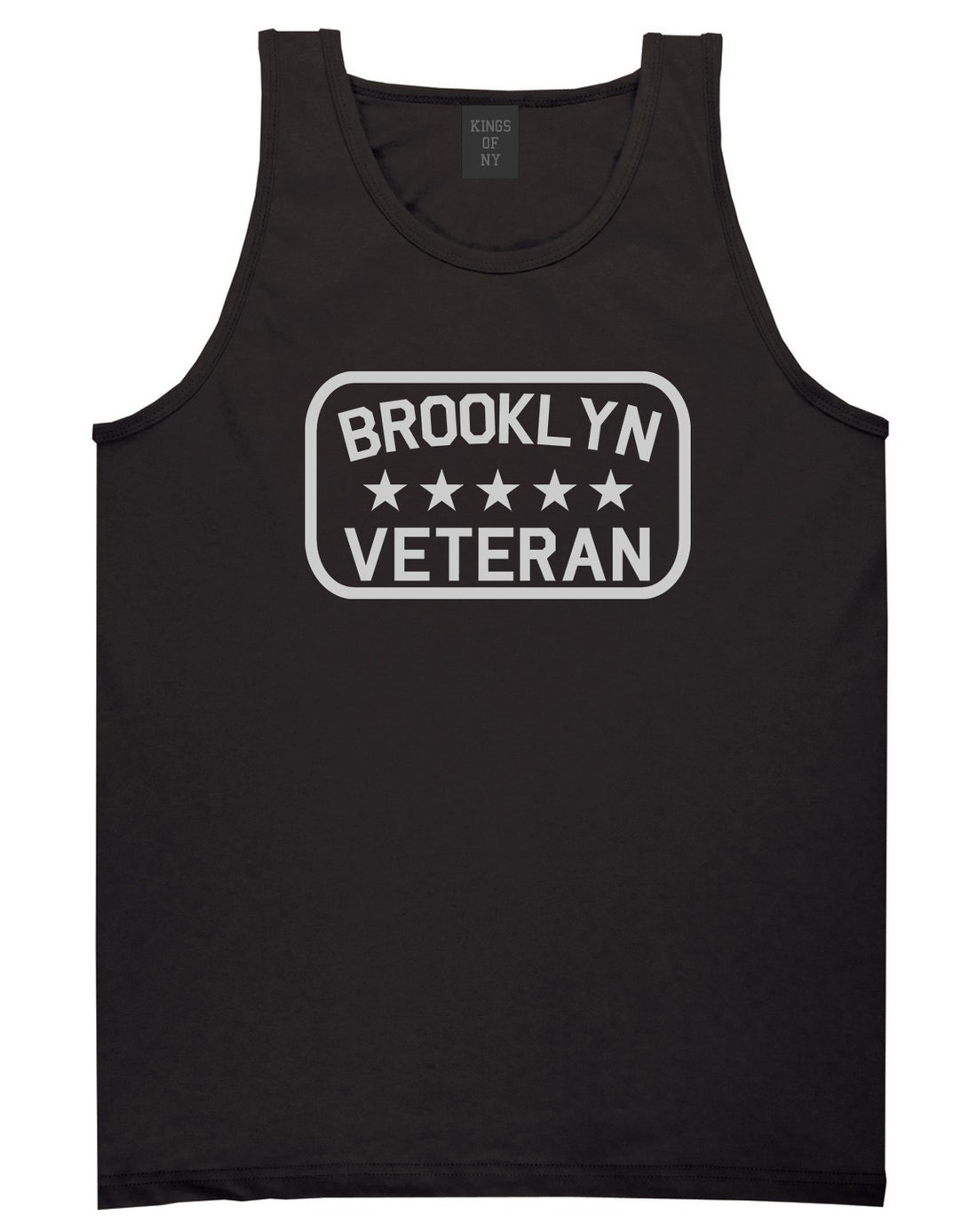Brooklyn Veteran Mens Tank Top Shirt Black
