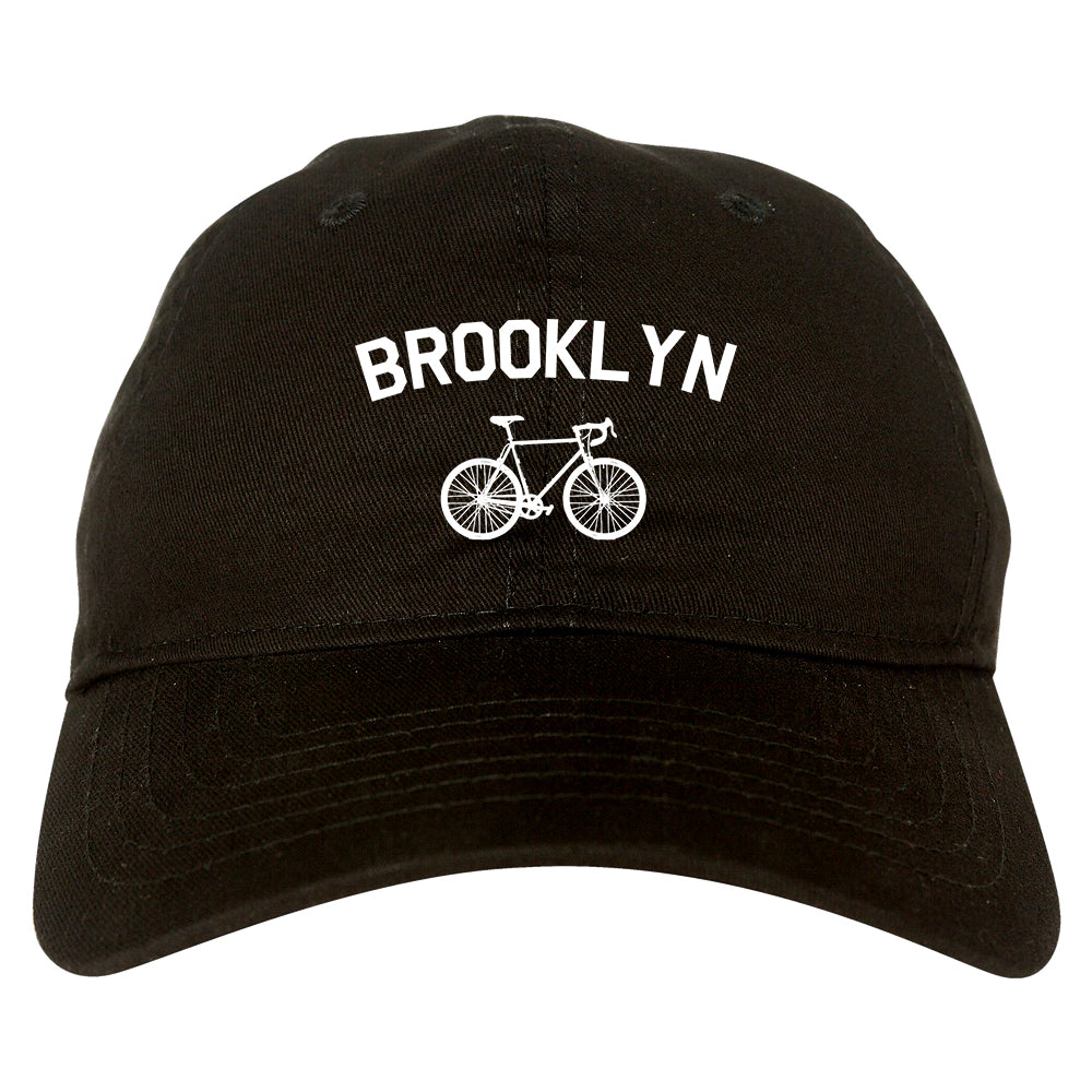 Brooklyn Vintage Bike Cycling Mens Dad Hat Black