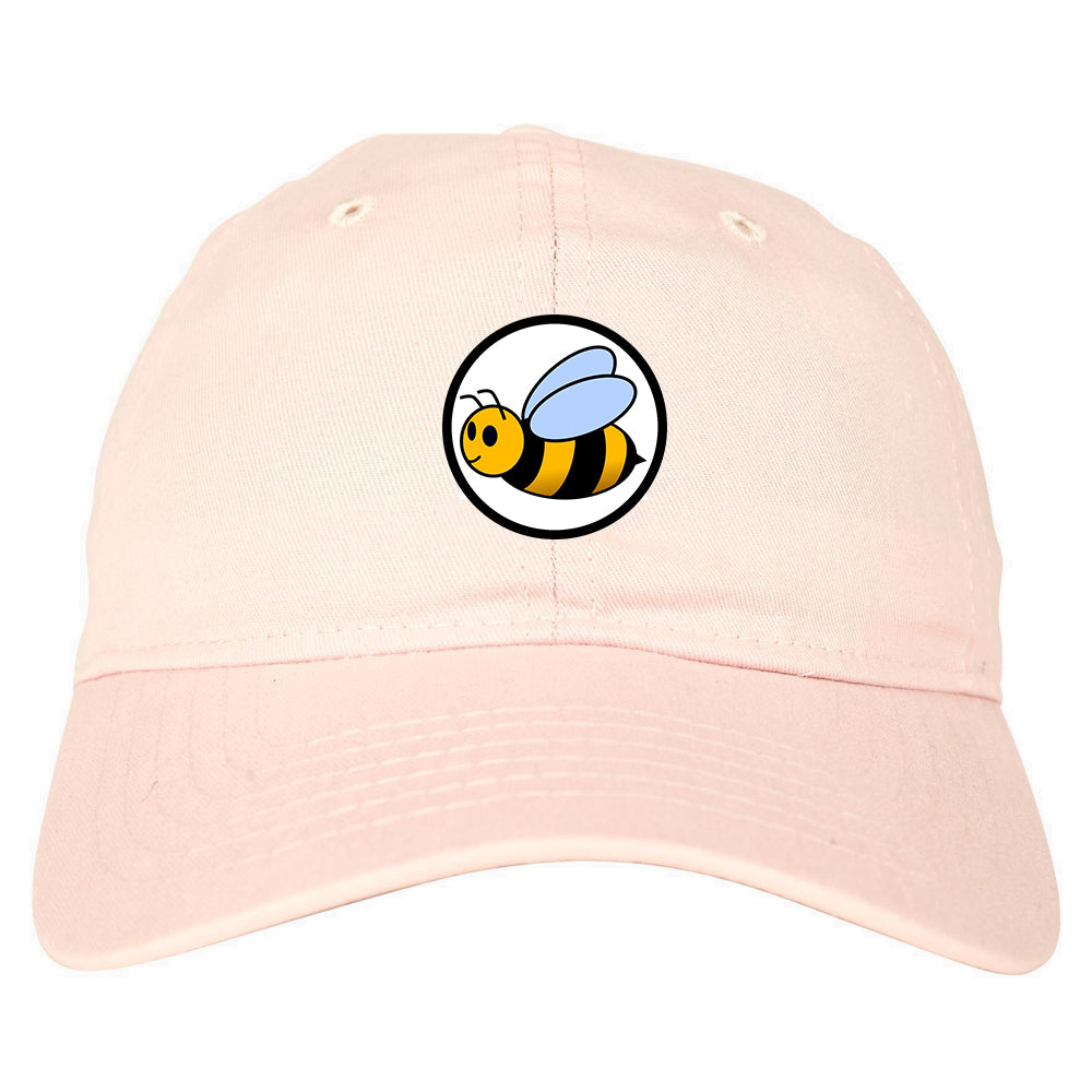 Bubble_Bee_Chest Mens Pink Snapback Hat by Kings Of NY