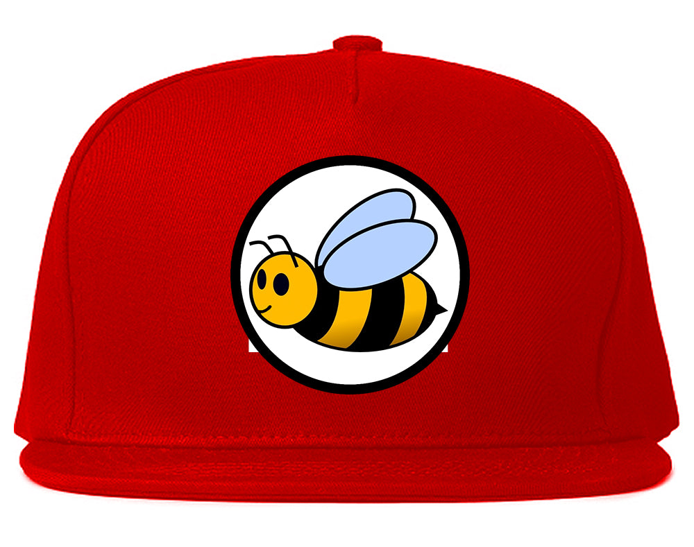 Bubble_Bee_Chest Mens Red Snapback Hat by Kings Of NY