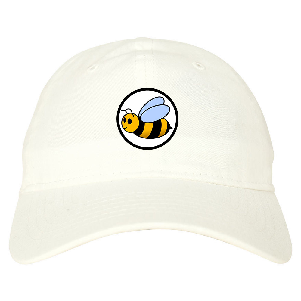 Bubble_Bee_Chest Mens White Snapback Hat by Kings Of NY
