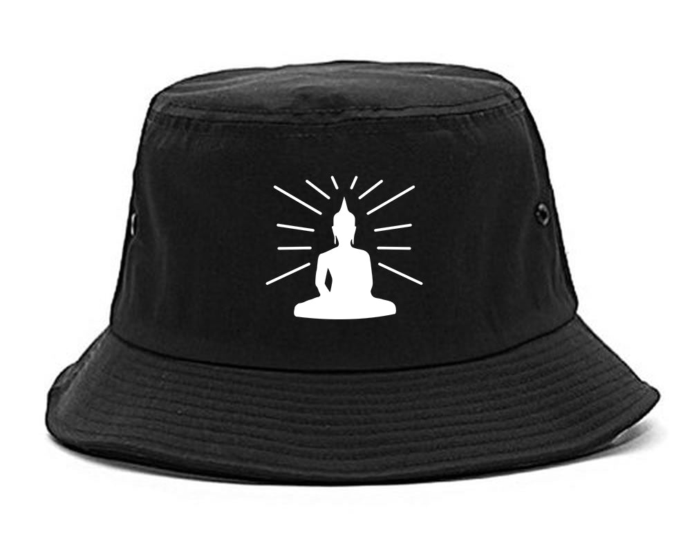 Buddha Bucket Hat Black