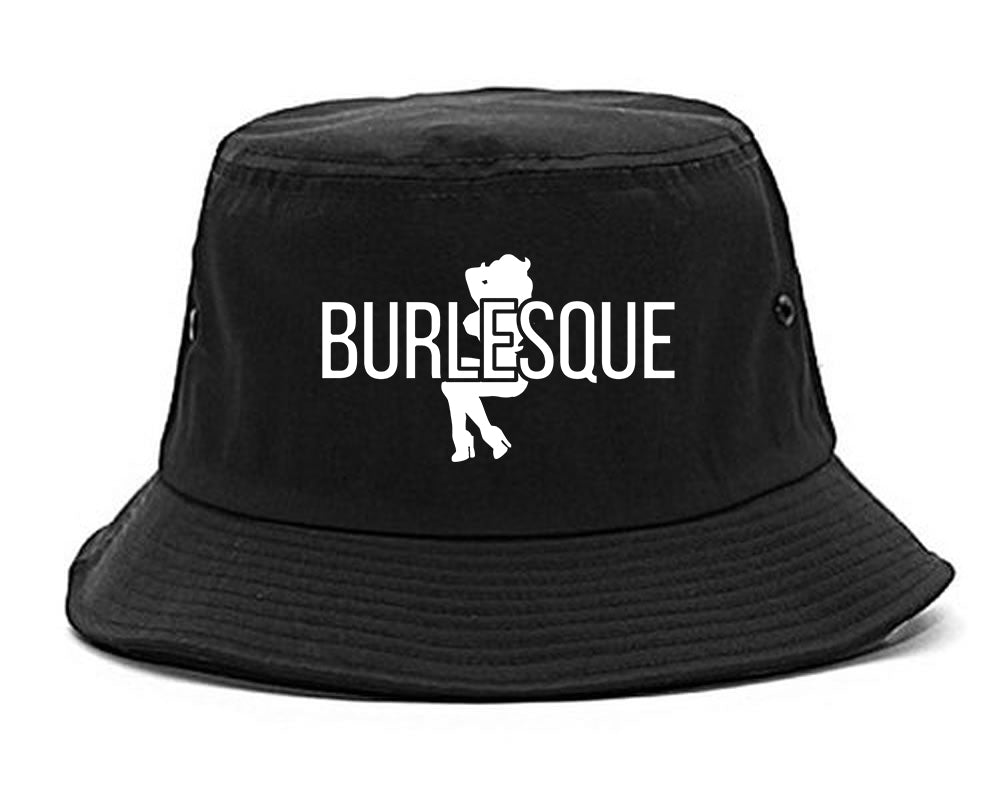 Burlesque Girl Bucket Hat Black
