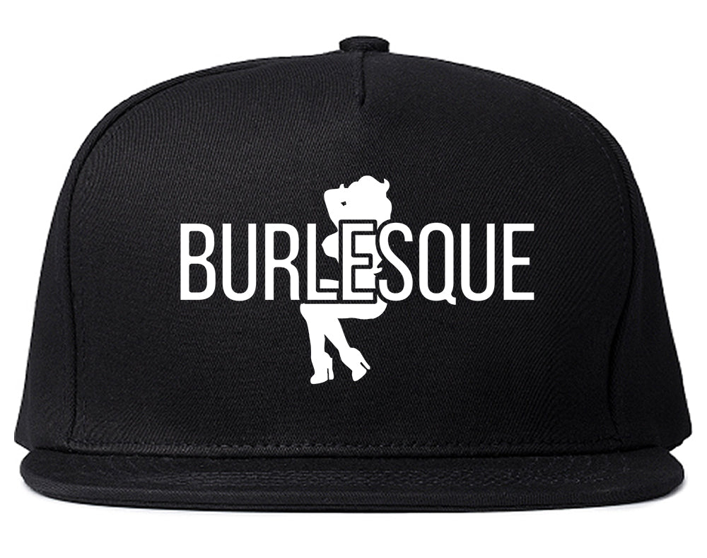 Burlesque Girl Snapback Hat Black