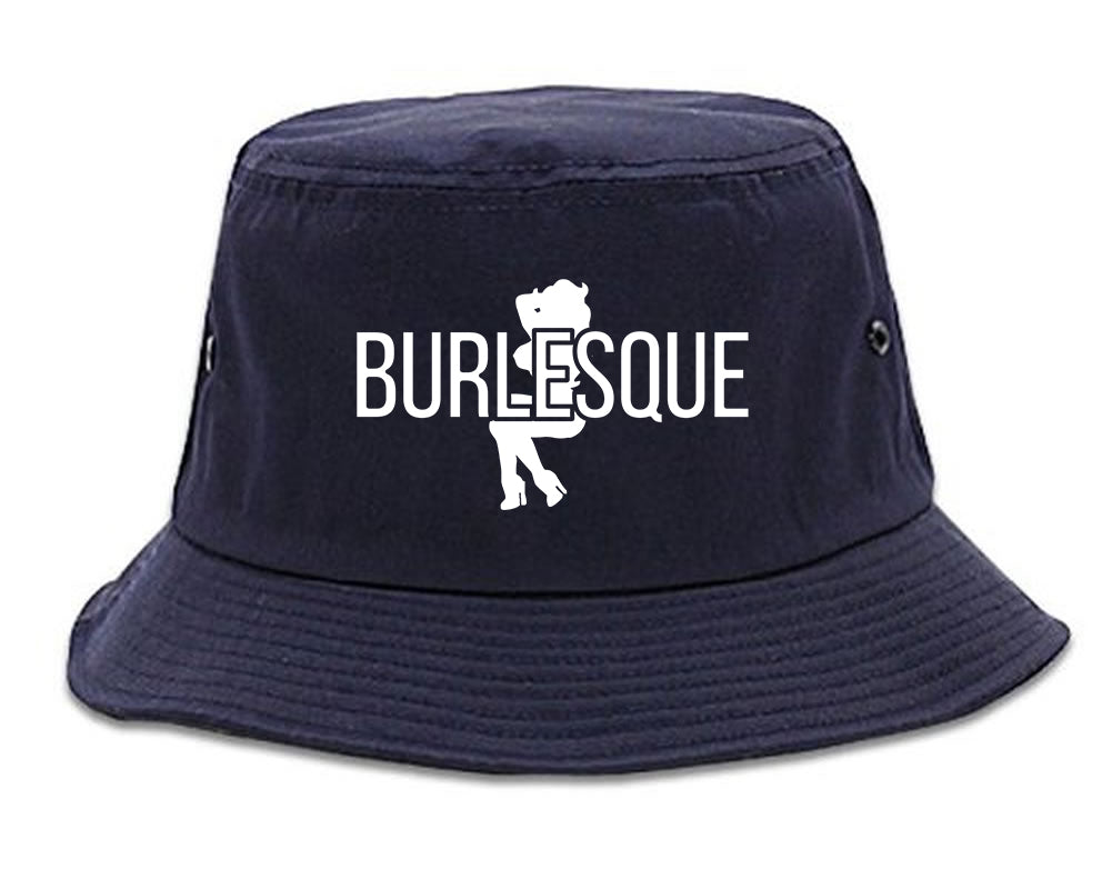 Burlesque Girl Bucket Hat Blue