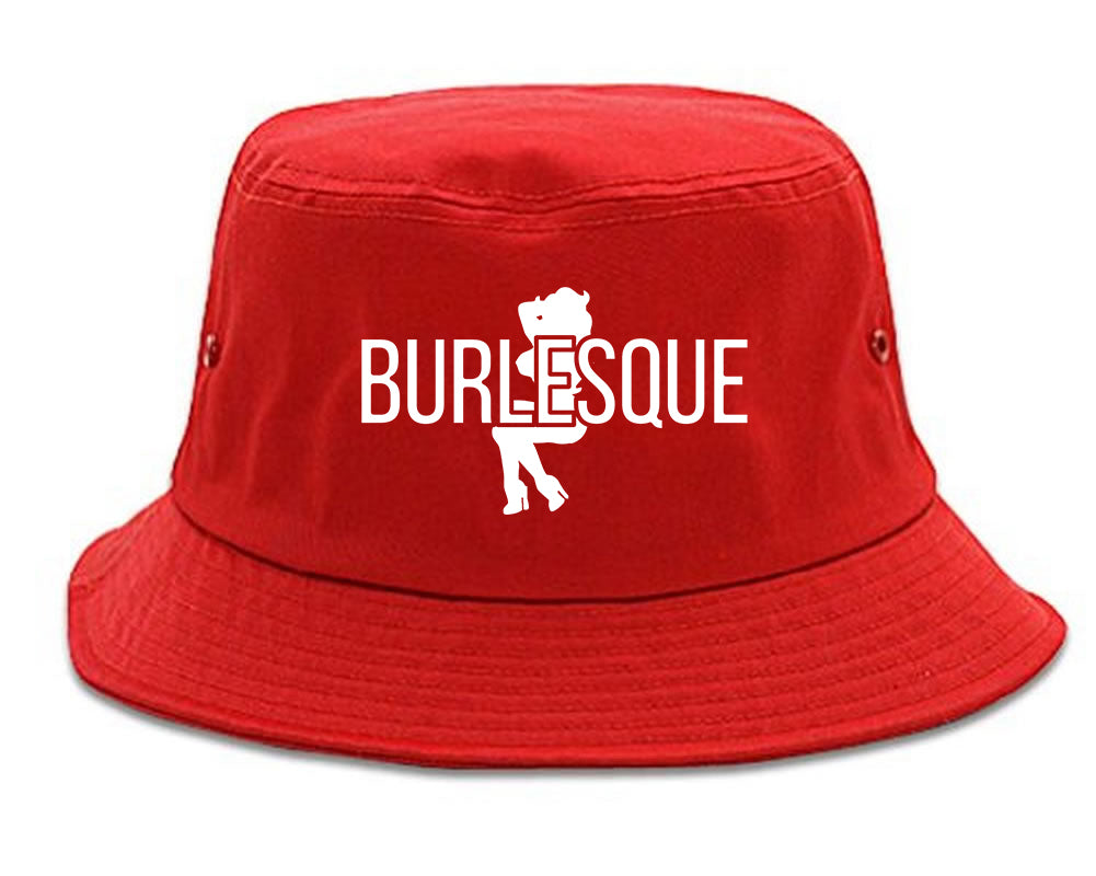 Burlesque Girl Bucket Hat Red