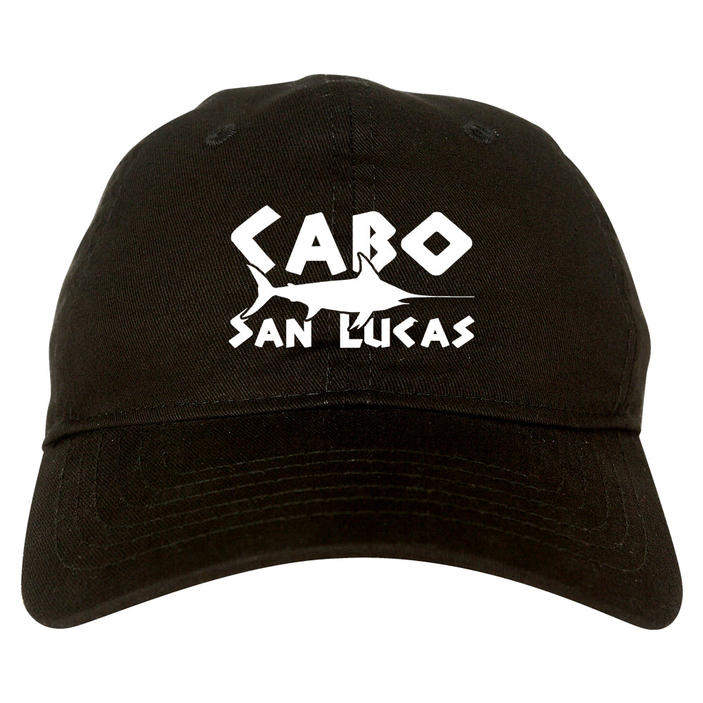 Cabo San Lucas Mexico Swordfish Mens Dad Hat Black