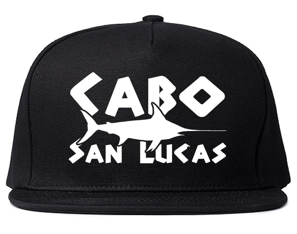 Cabo San Lucas Mexico Swordfish Mens Snapback Hat Black