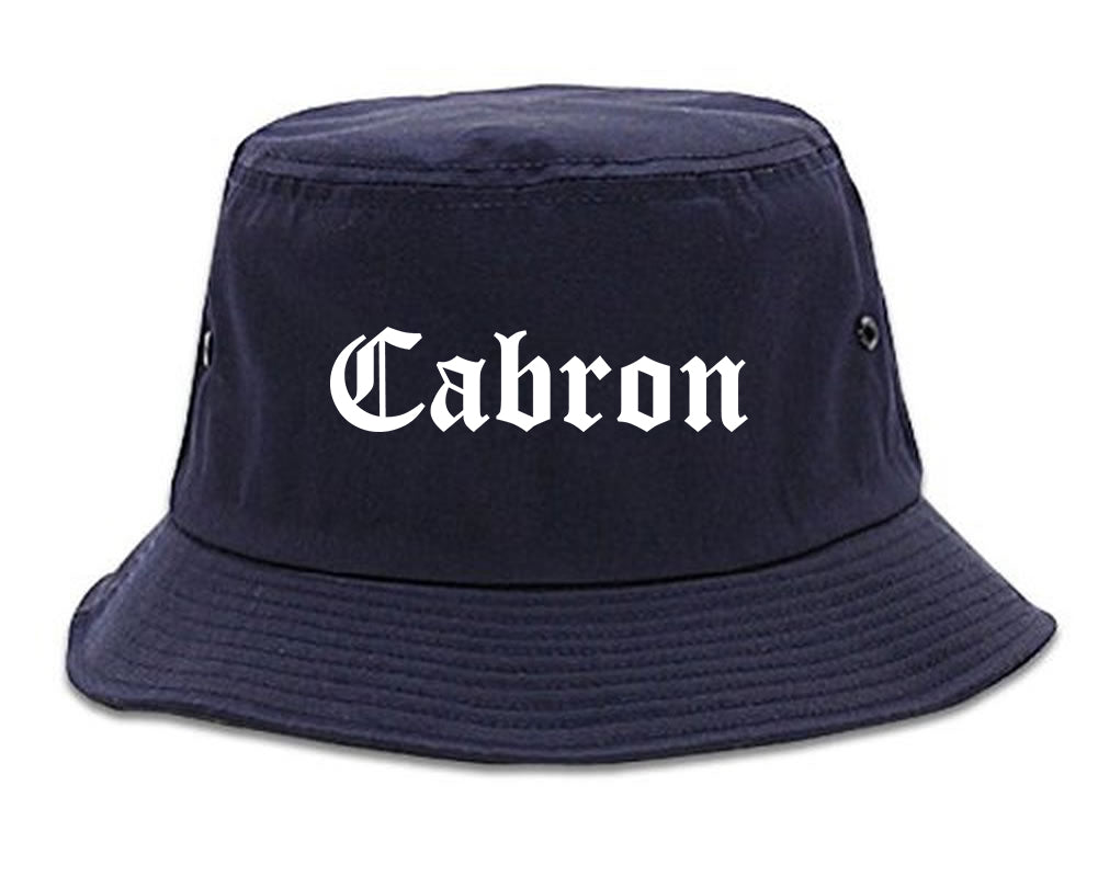 Cabron Spanish Mens Snapback Hat Navy Blue
