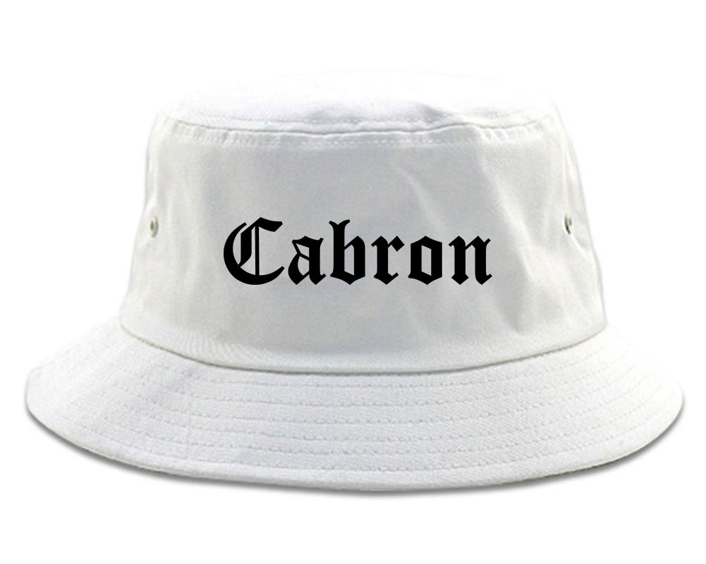 Cabron Spanish Mens Snapback Hat White