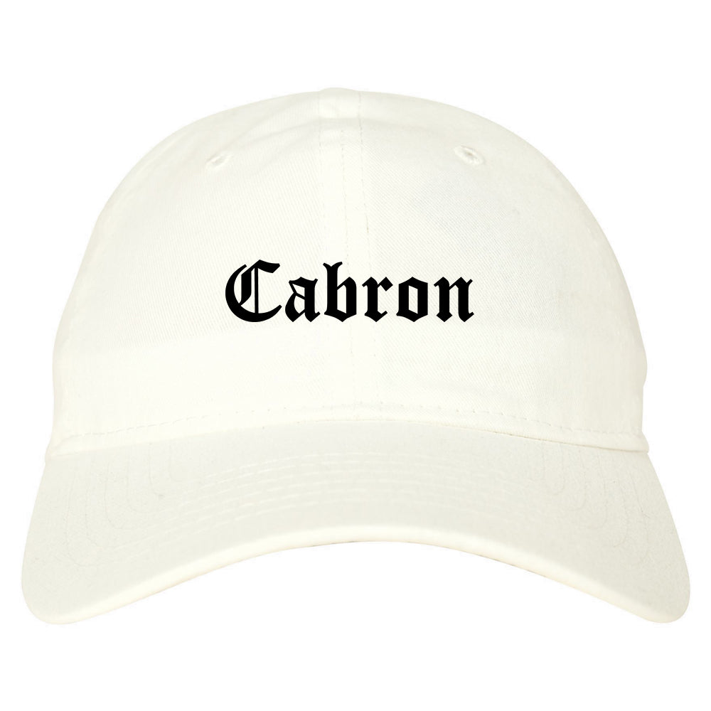 Cabron Spanish Mens Dad Hat Baseball Cap White