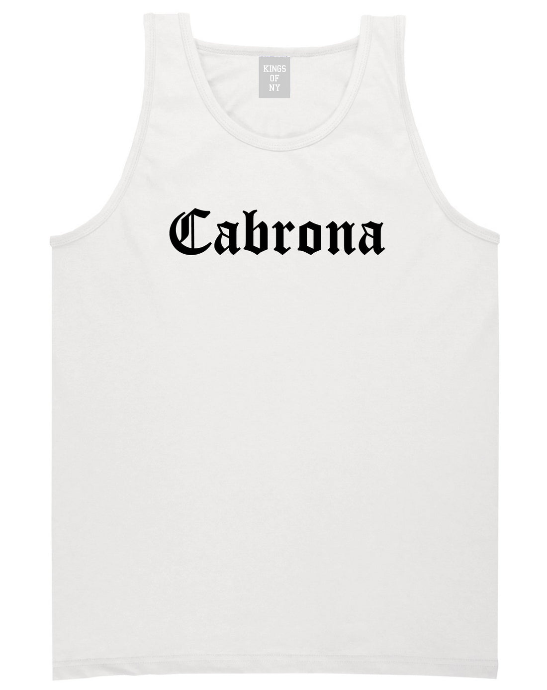 Cabrona Spanish Mens Tank Top Shirt White