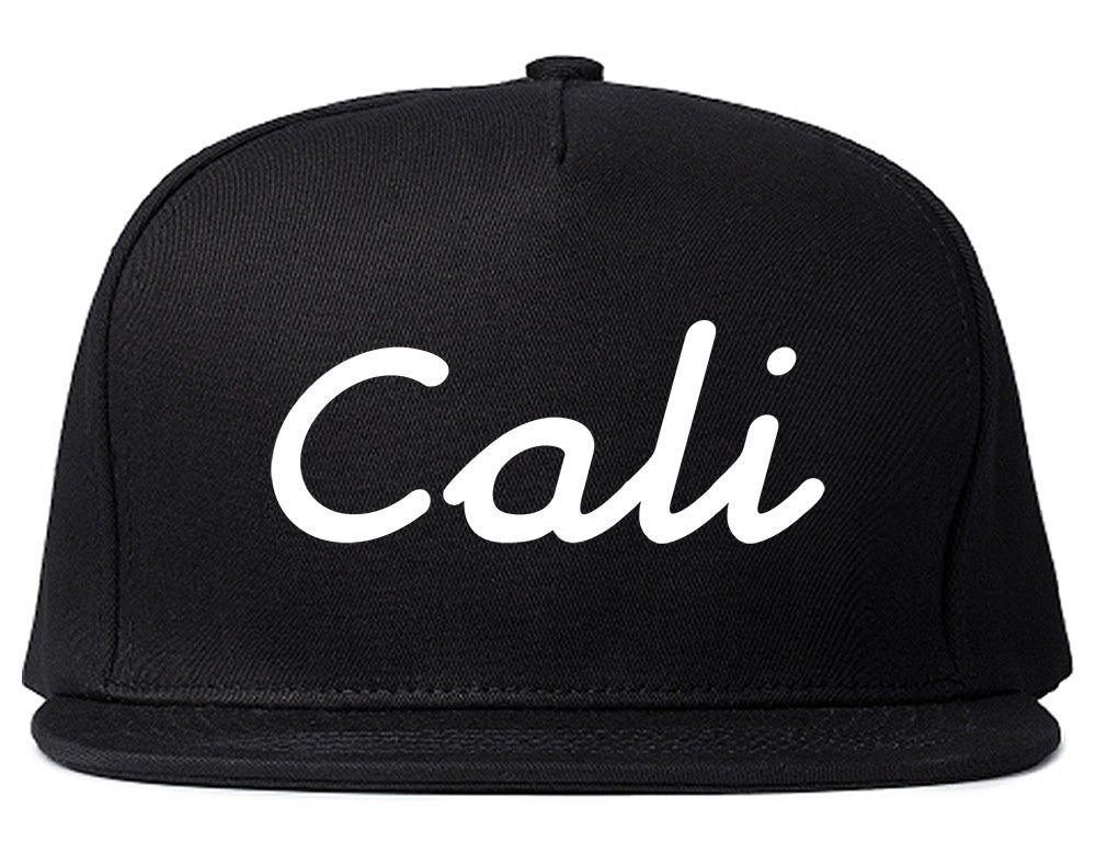 Cali California Script Snapback Hat
