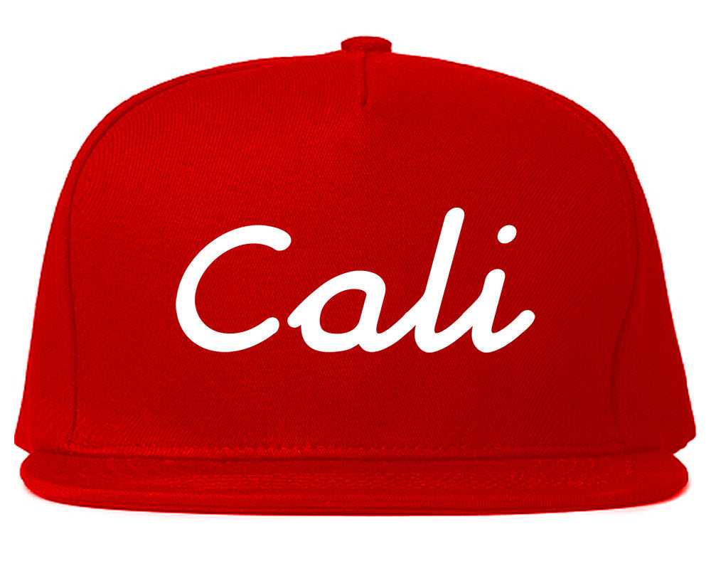 Cali California Script Snapback Hat