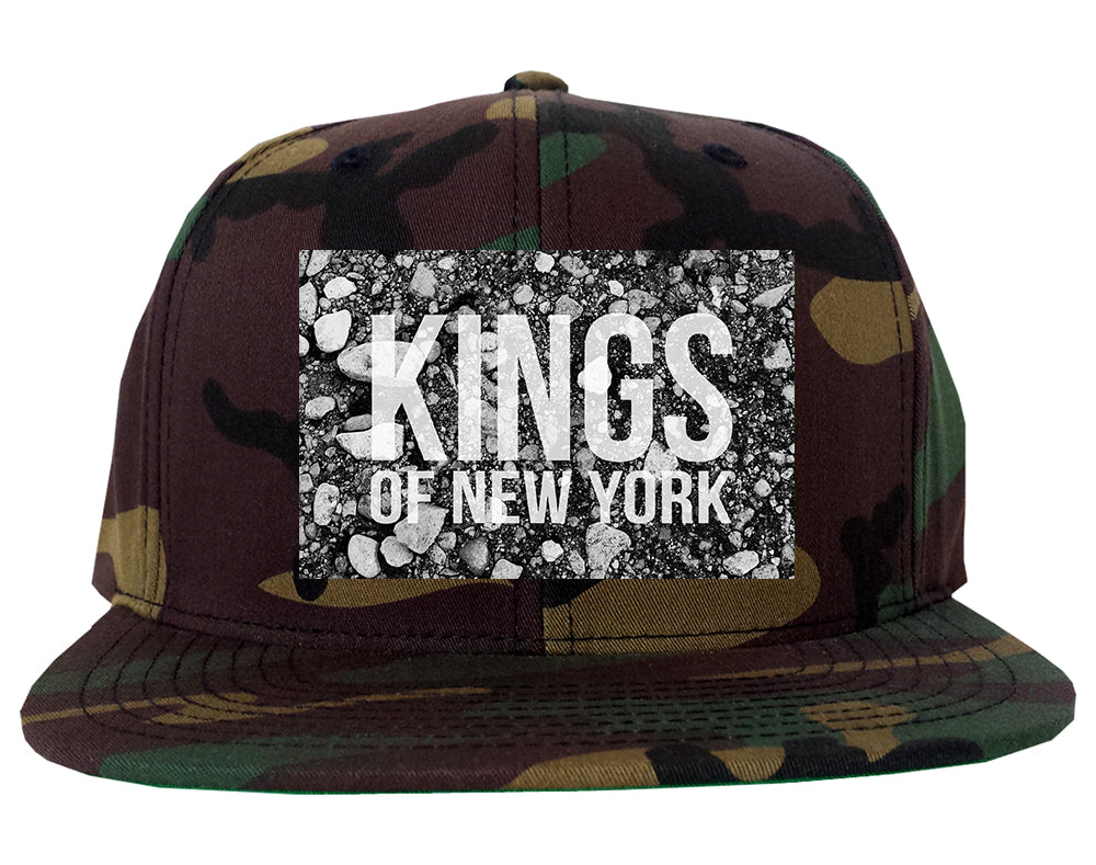 Came From The Dirt KONY Mens Snapback Hat Green Camo