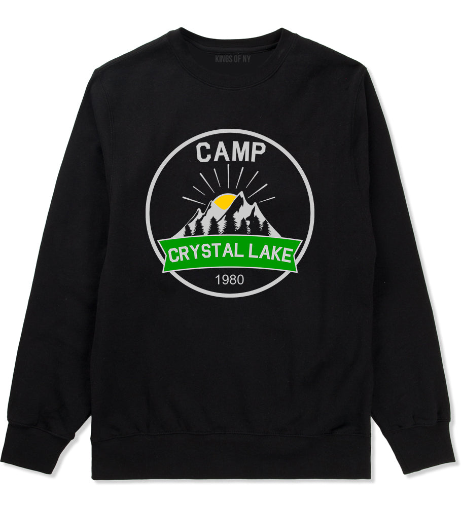 Camp Crystal Lake 1980 Counselor Mens Crewneck Sweatshirt Black