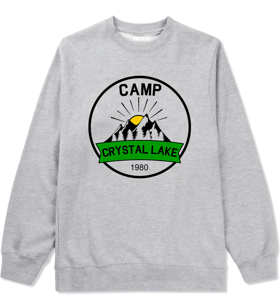 Camp Crystal Lake 1980 Counselor Mens Crewneck Sweatshirt Grey