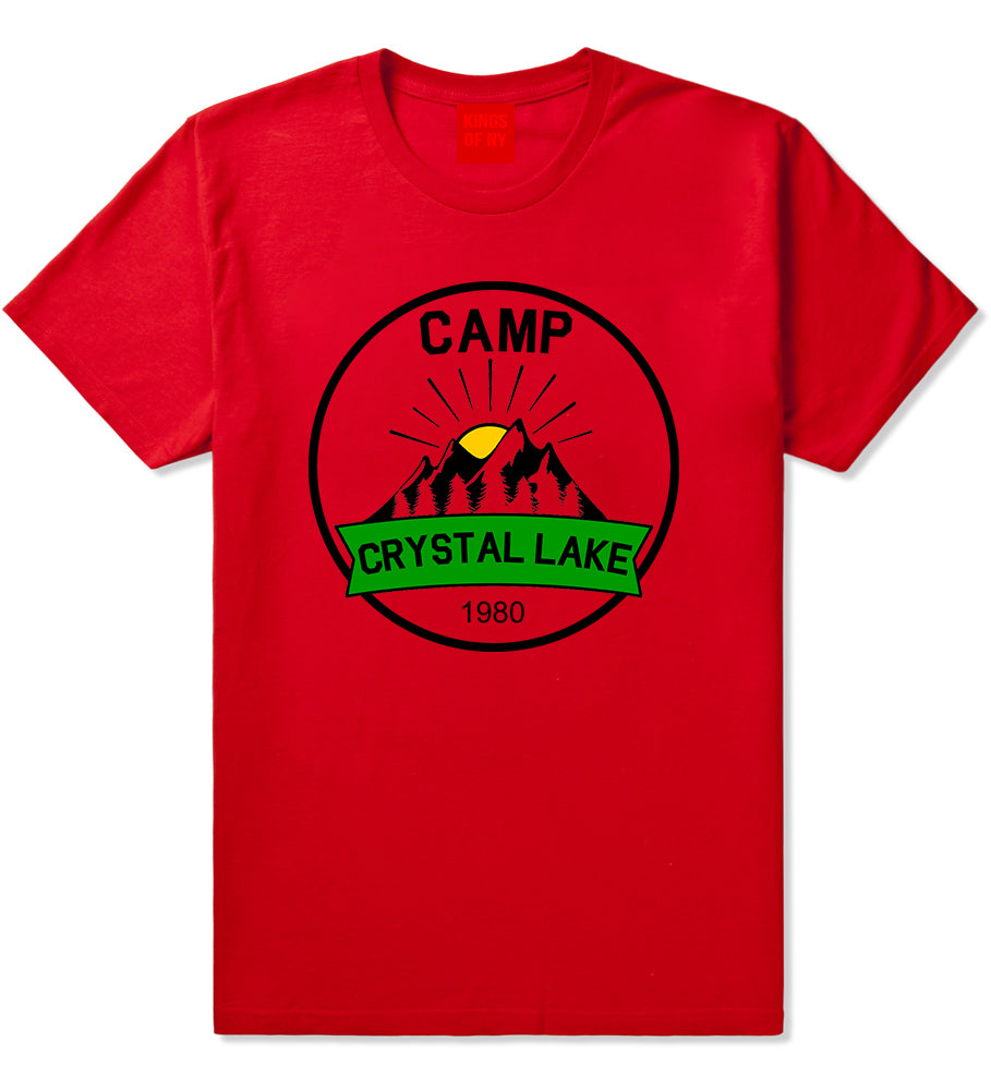 Camp Crystal Lake 1980 Counselor Mens T-Shirt Red