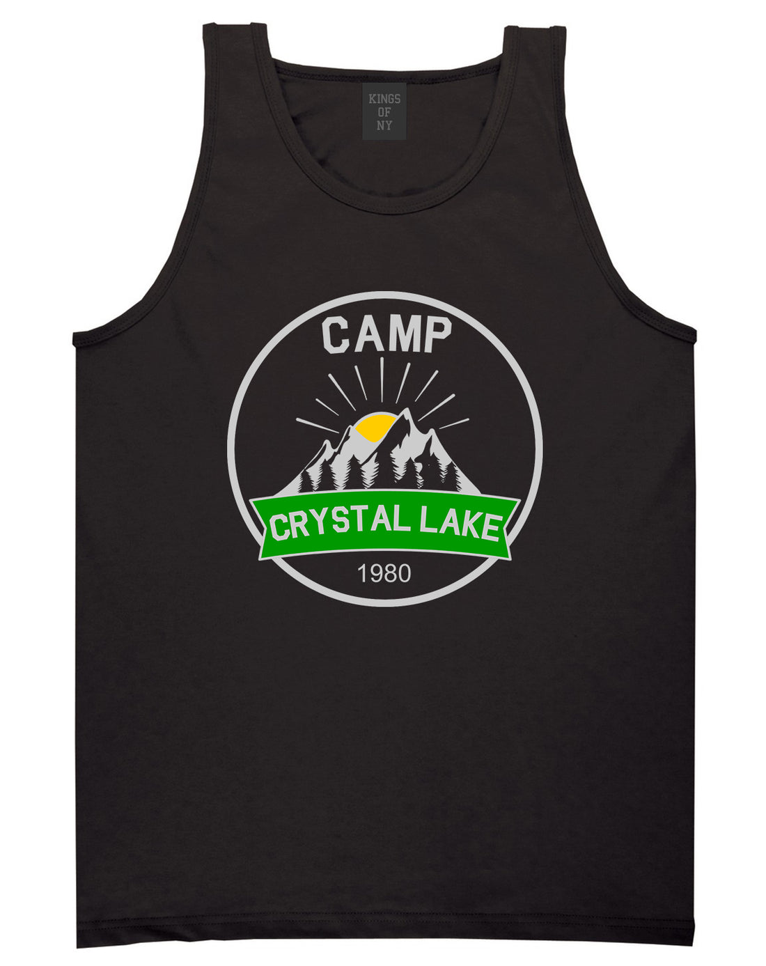Camp Crystal Lake 1980 Counselor Mens Tank Top T-Shirt Black