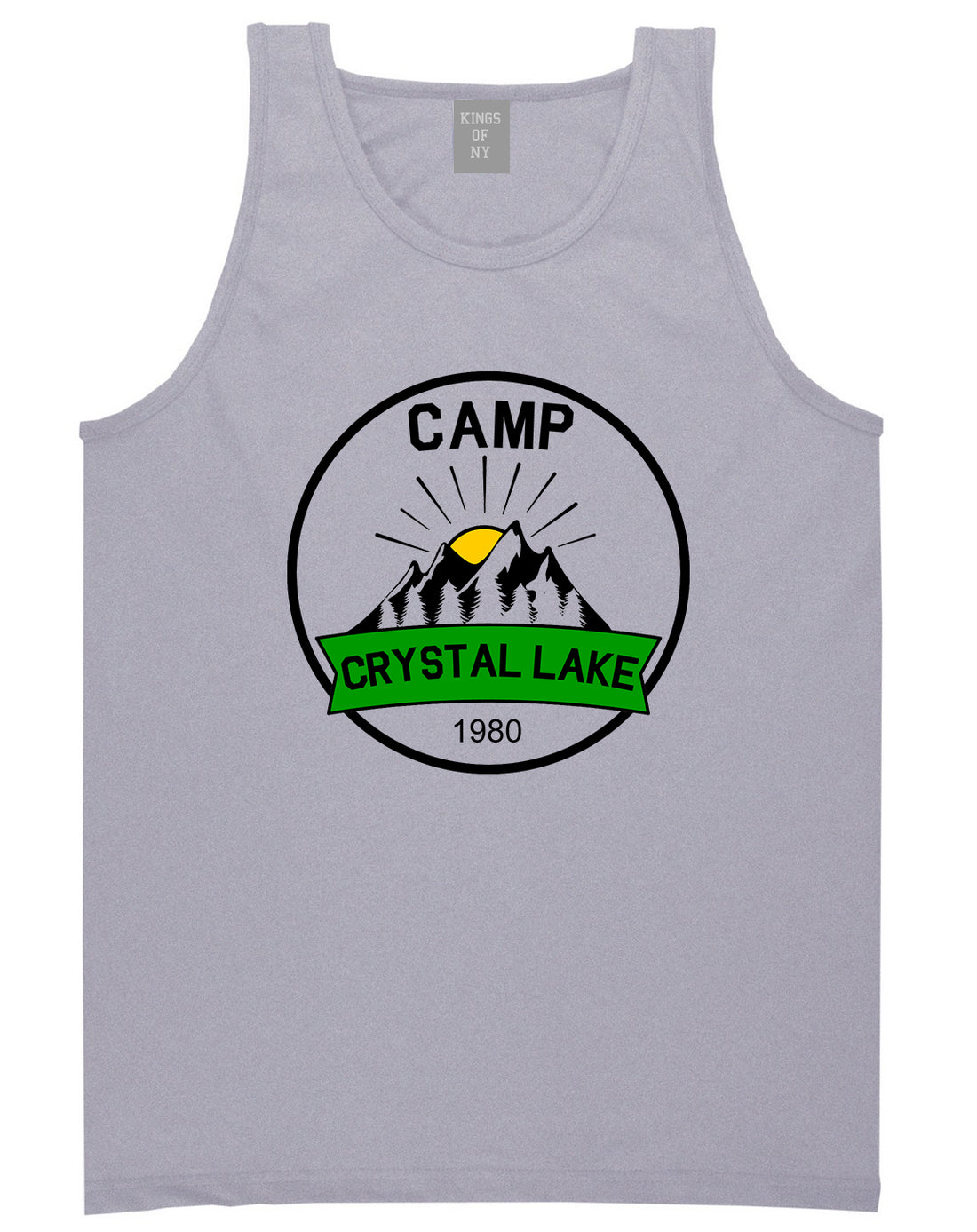 Camp Crystal Lake 1980 Counselor Mens Tank Top T-Shirt Grey