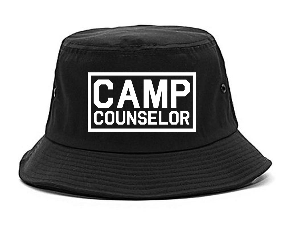 Camp Counselor Bucket Hat Black