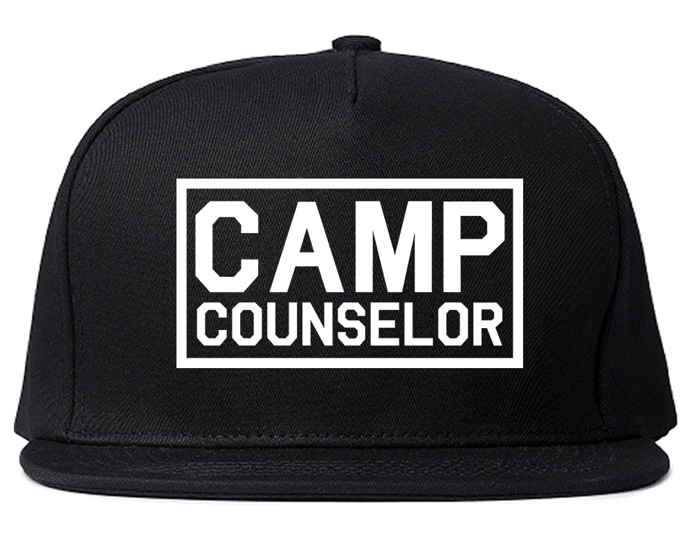 Camp Counselor Snapback Hat Black
