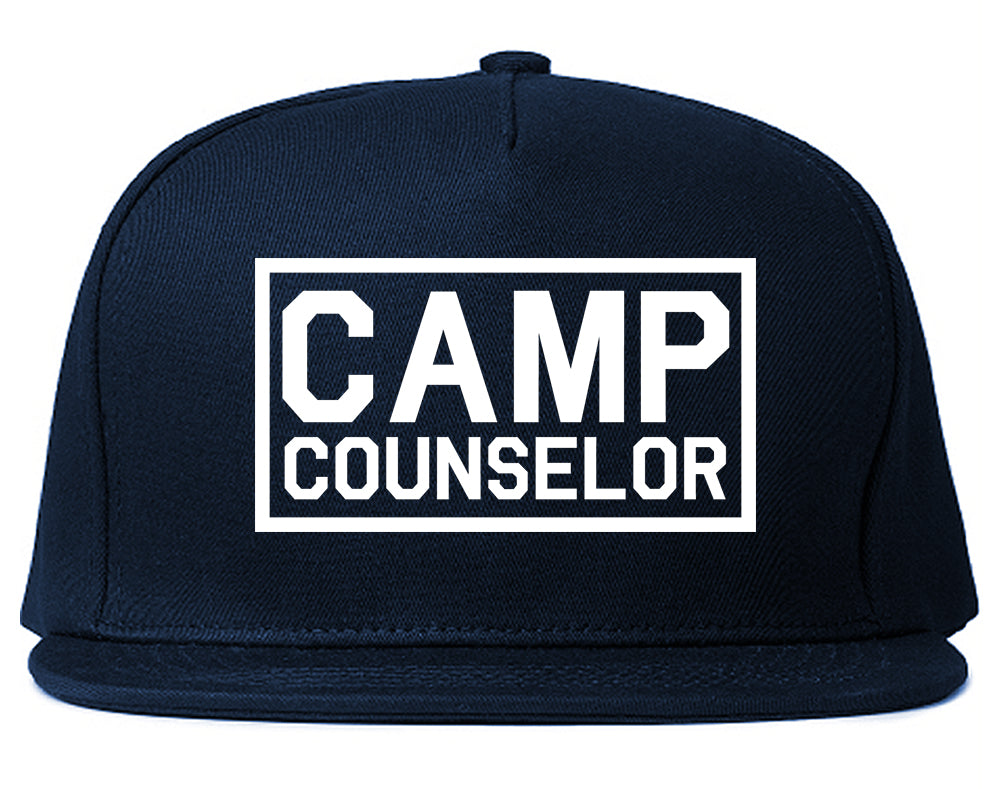 Camp Counselor Snapback Hat Blue