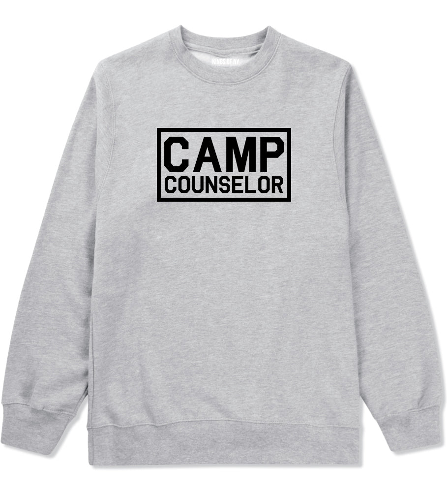 Camp Counselor Grey Crewneck Sweatshirt by Kings Of NY