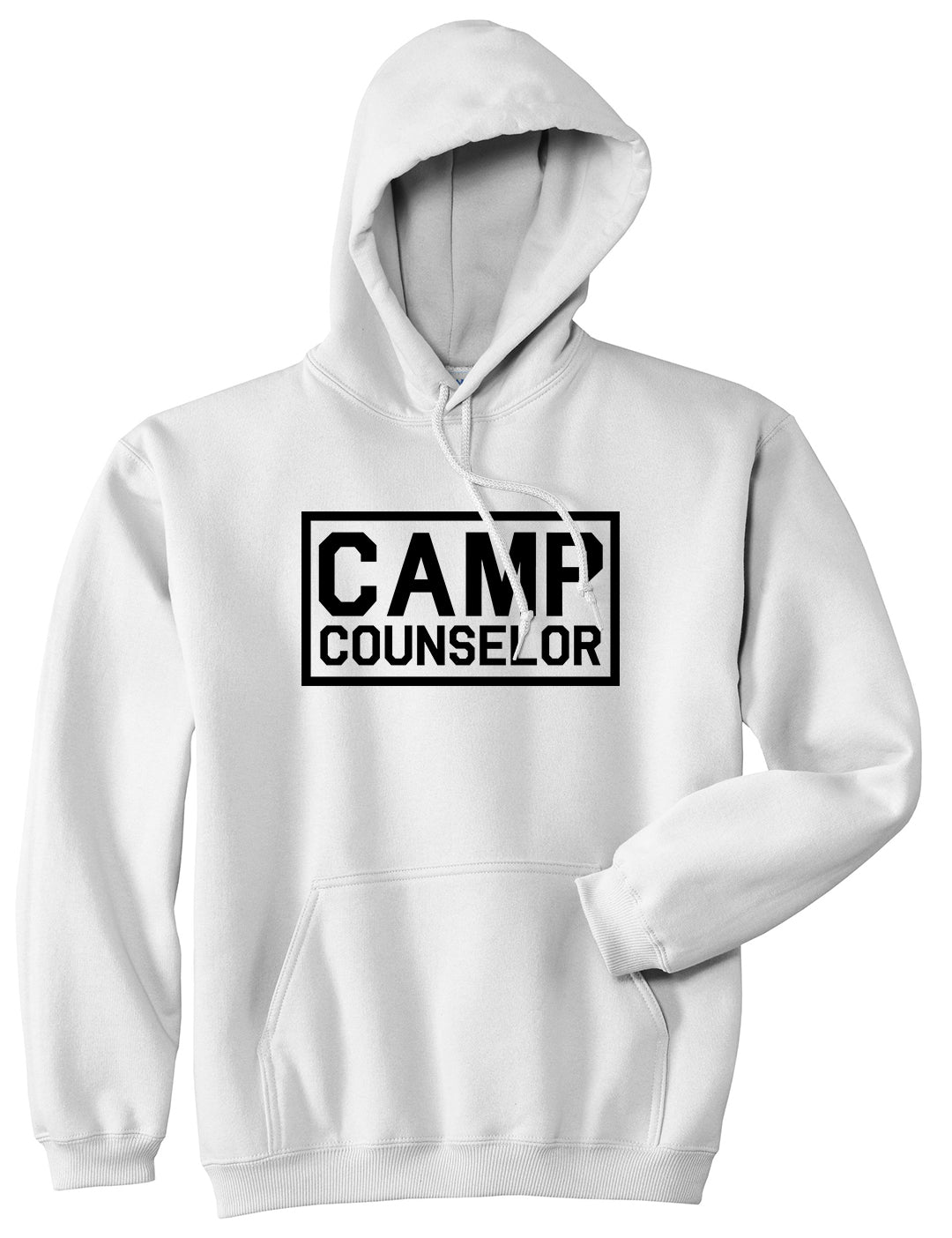 Camp Counselor White Pullover Hoodie by Kings Of NY