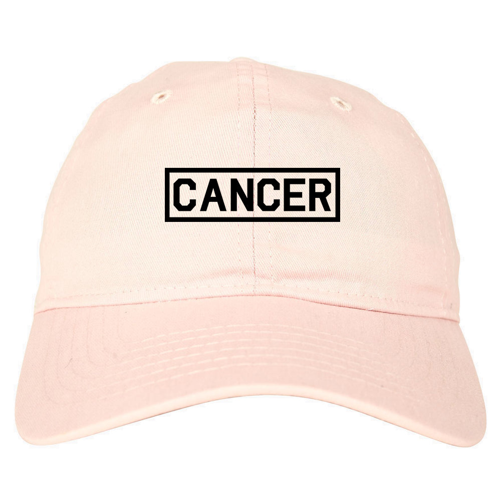 Cancer_Horoscope_Sign Pink Dad Hat