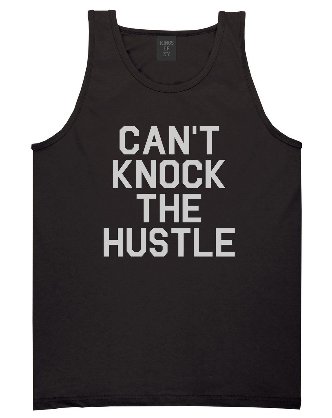 Cant Knock The Hustle Mens Tank Top Shirt Black