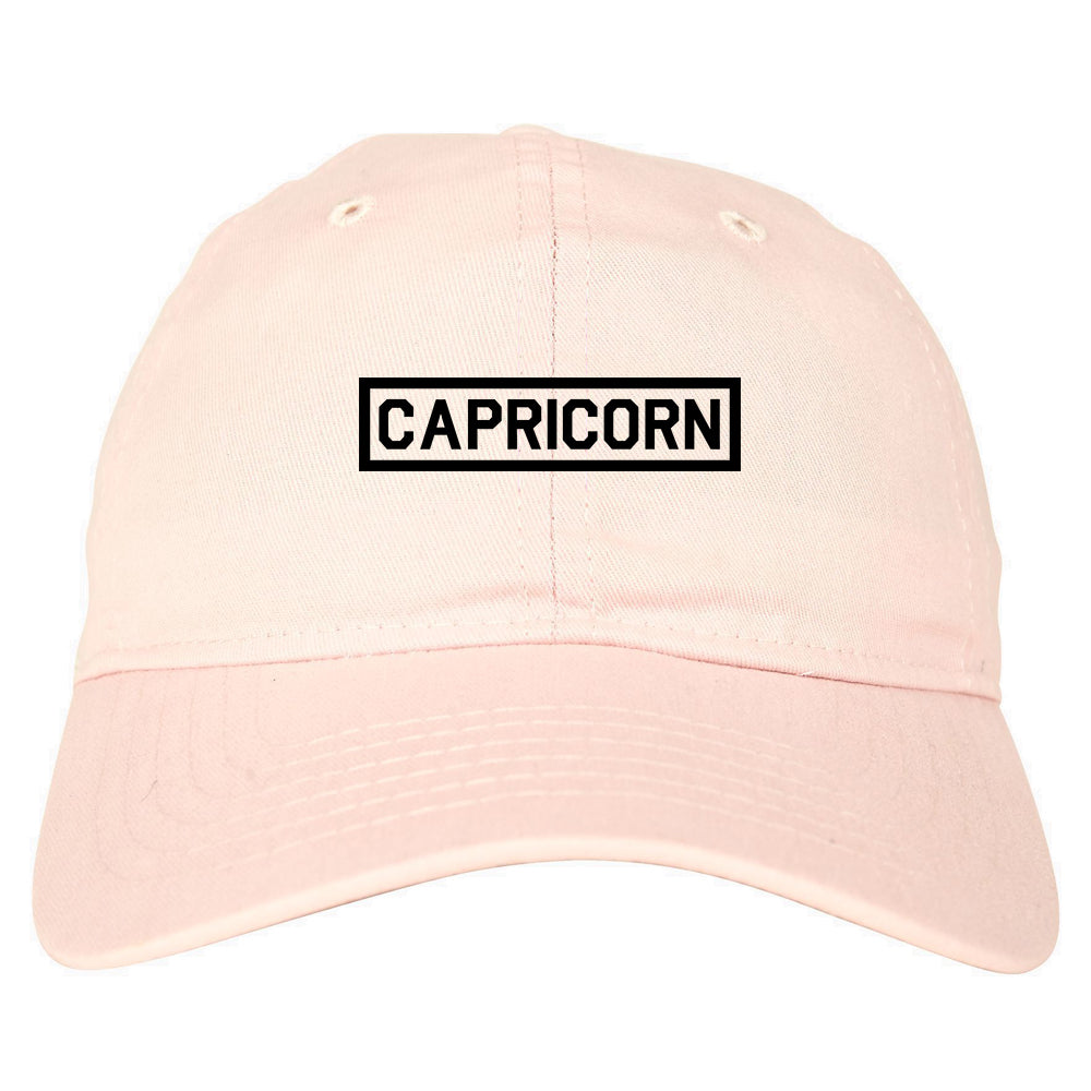 Capricorn_Horoscope_Sign Pink Dad Hat