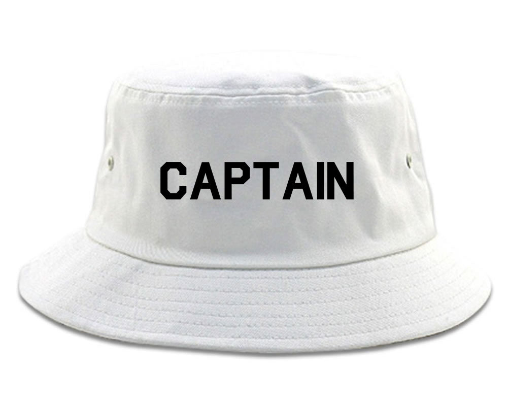 Captain Bucket Hat White