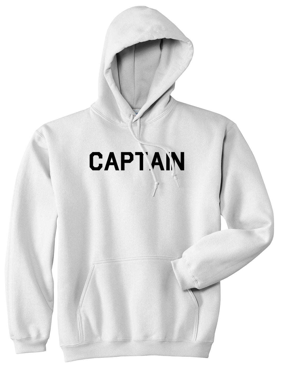 Captain White Pullover Hoodie by Kings Of NY