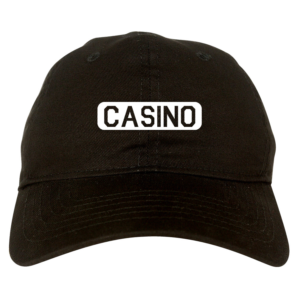 Casino Dad Hat Baseball Cap Black