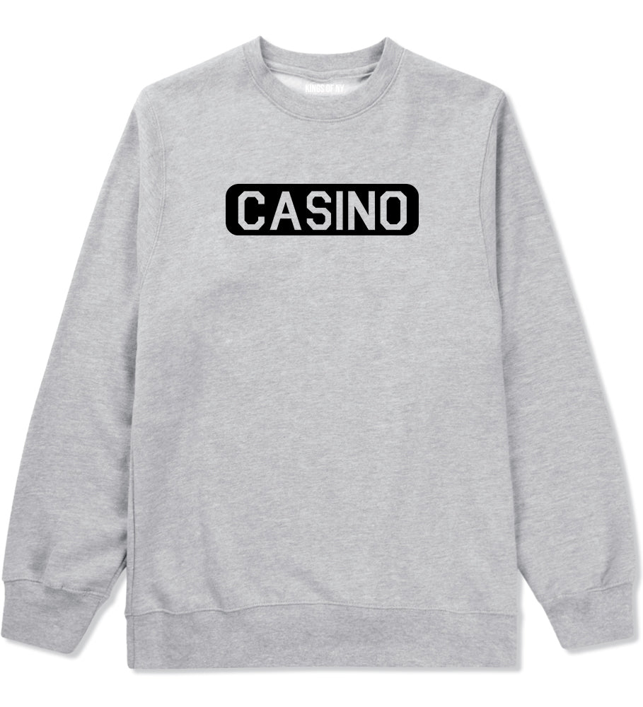 Casino Grey Crewneck Sweatshirt by Kings Of NY