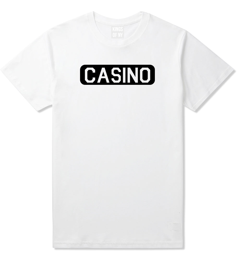 Casino White T-Shirt by Kings Of NY
