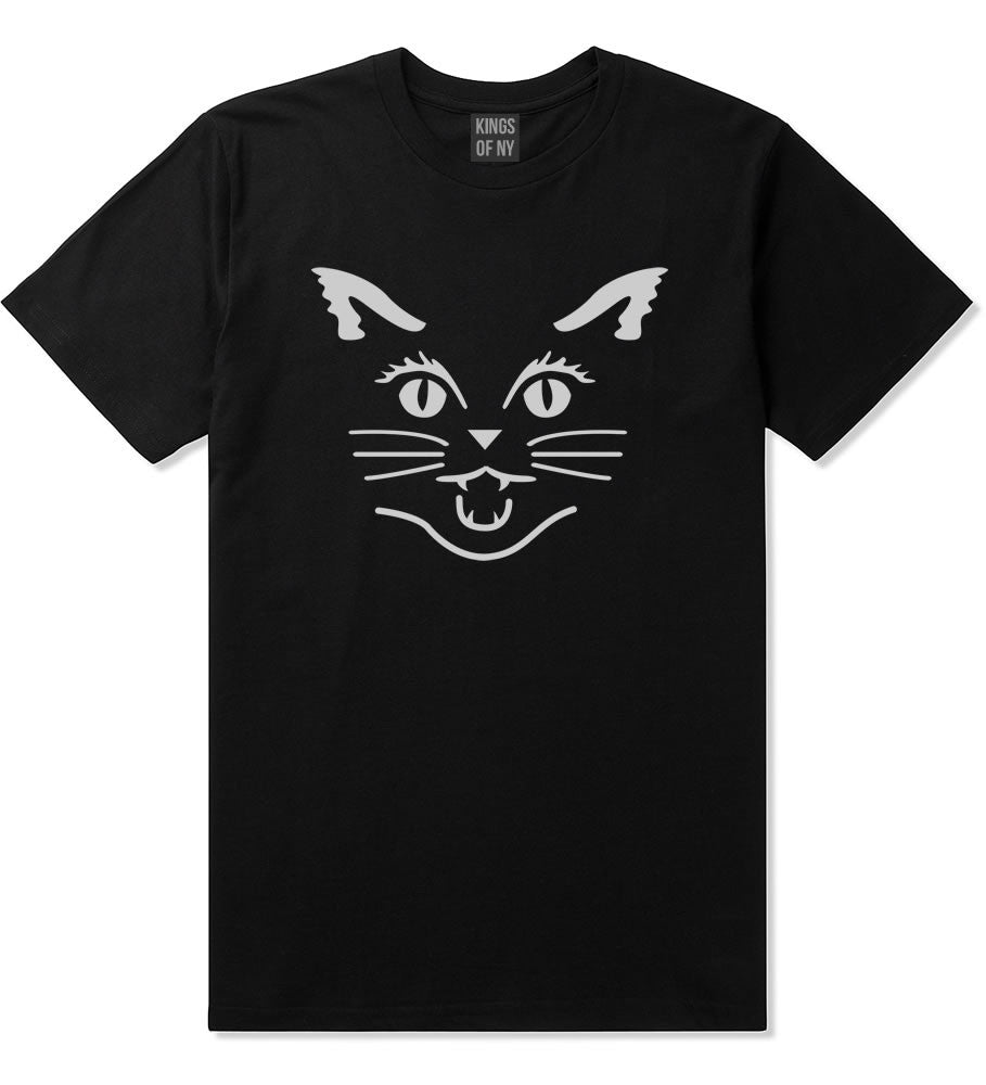 Cat Face Halloween T-Shirt