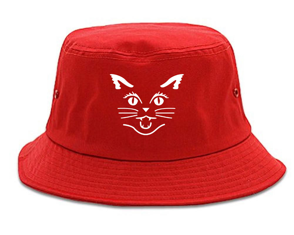 Cat Face Halloween Bucket Hat