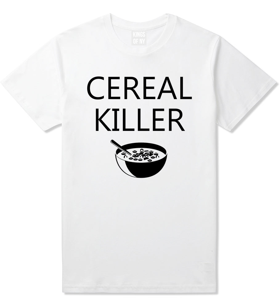 Cereal Killer Funny Halloween Mens T-Shirt White