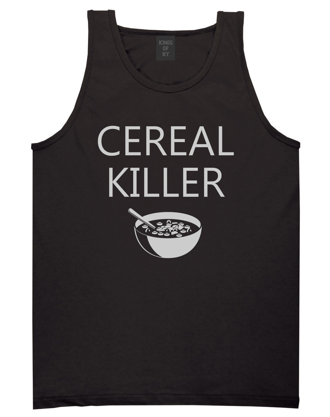 Cereal Killer Funny Halloween Mens Tank Top T-Shirt Black