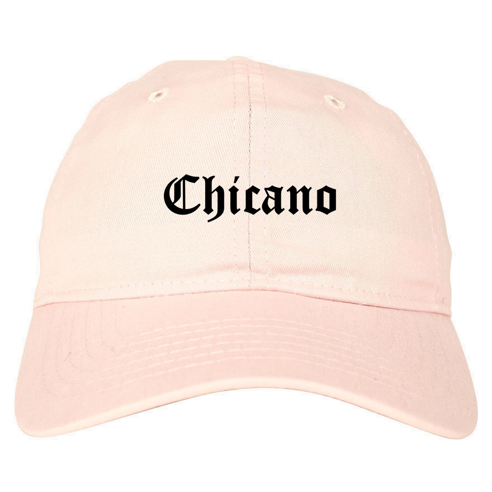 Chicano Mexican Mens Dad Hat Baseball Cap Pink