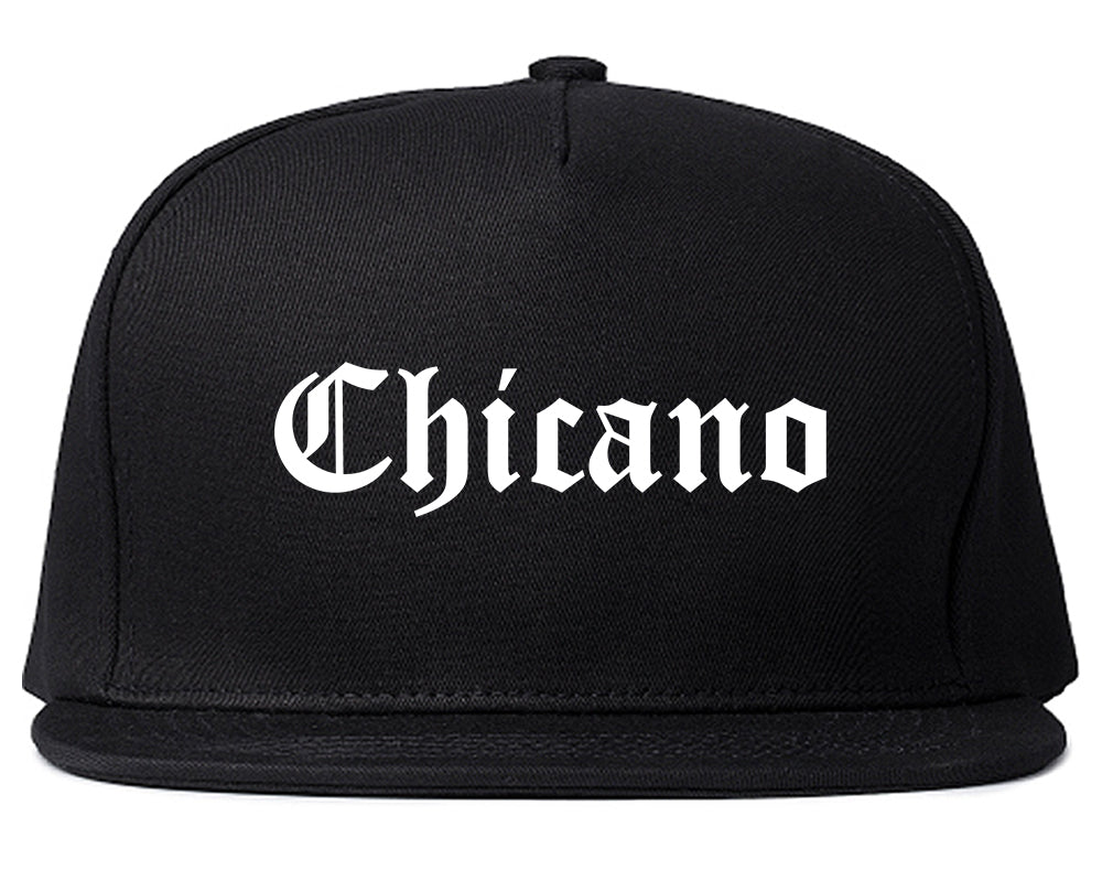 Chicano Mexican Mens Snapback Hat Black