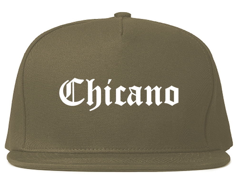 Chicano Mexican Mens Snapback Hat Grey