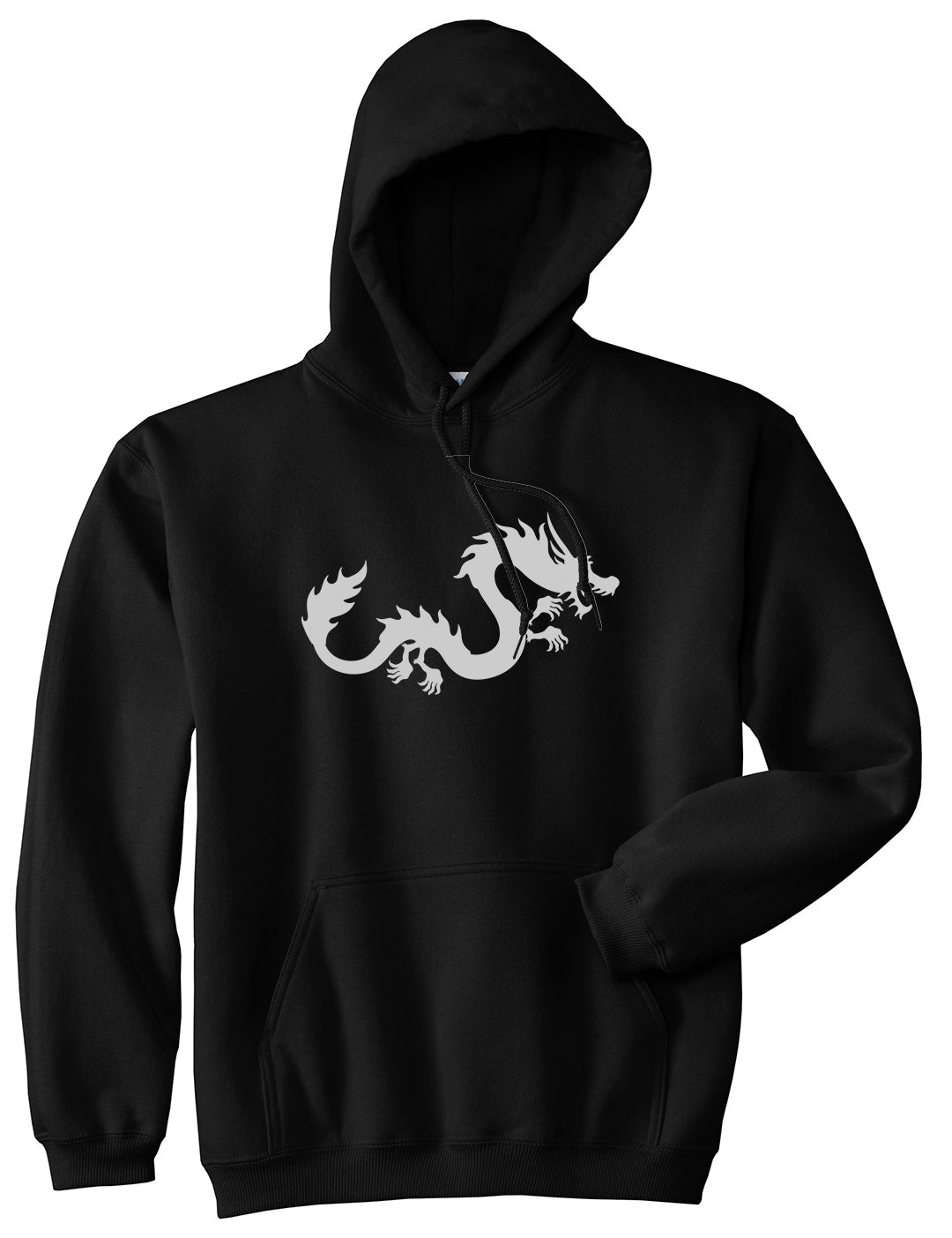Chinese Dragon Black Pullover Hoodie by Kings Of NY