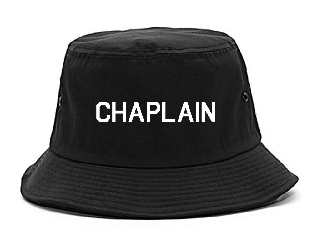 Christian Chaplain Bucket Hat Black