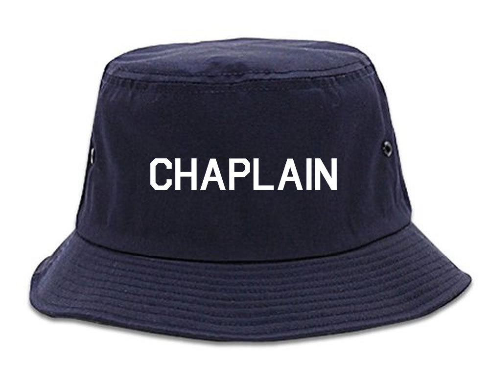 Christian Chaplain Bucket Hat Blue