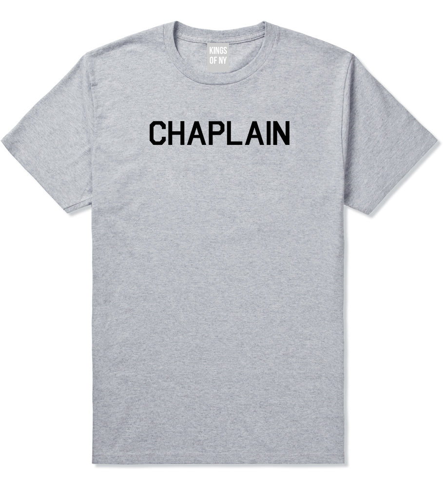 Christian Chaplain Grey T-Shirt by Kings Of NY